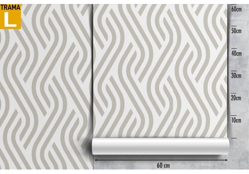 Geometric decoration wallpaper gray stripes. 2