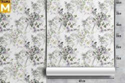 Carta da Parati Foglie Natura Vintage