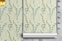 Stylized Nature Leaves Vintage Wallpaper