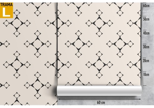 Vintage geometric diamond wallpaper decoration. 2