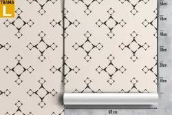 Carta da Parati decorazione geometrica rombi vintage.