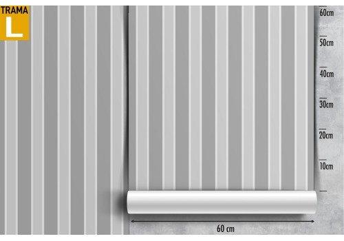 Grey striped wallpaper vintage decoration. 2