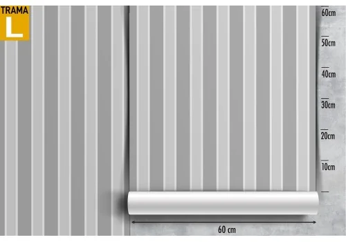 Grey striped wallpaper vintage decoration. 2