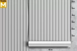 Vintage Stripes and Waves Wallpaper