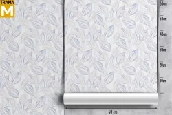 Abstract Modern Leaves Wallpaper