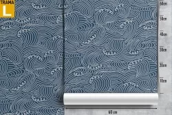 Carta da Parati onde natura astratta pattern moderno.