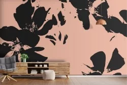 Abstract Wallpaper Modern Nature Flowers