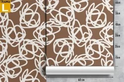 Carta da Parati righe astratte pattern moderno.