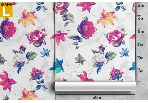 Carta da Parati foglie natura design moderno pattern. 2