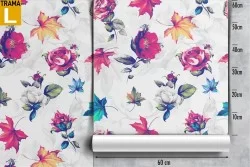 Carta da Parati foglie natura design moderno pattern.