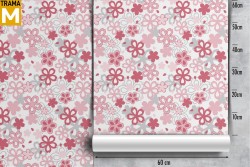 Carta da Parati Fiori Moderna Natura Stilizzata