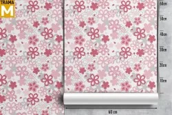 Modern Flowers Wallpaper Stylized Nature