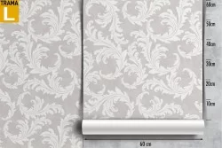 Refined vintage nature leaves wallpaper.