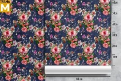 Vintage Nature Flowers Wallpaper