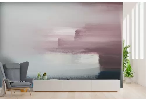 Modern Abstract Painted Wallpaper