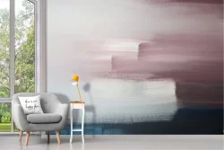 Modern Abstract Painted Wallpaper