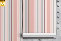 Vintage Wallpaper Stripes and Waves