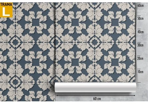 Wallpaper with vintage geometric tile surface. 2