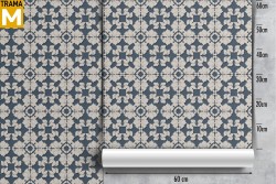Geometric Vintage Tile Wallpaper