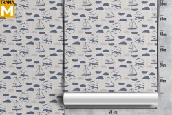 Modern Stylized Transportation Wallpaper