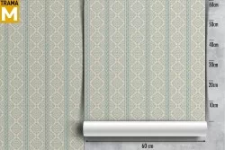 Vintage Stripes and Waves Wallpaper