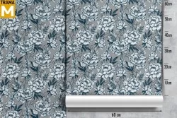 Carta da Parati Fiori Natura Vintage