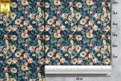 Modern Nature Flowers Wallpaper