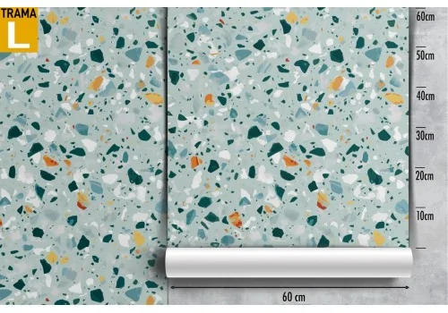 Vintage blue marble surface wallpaper. 2