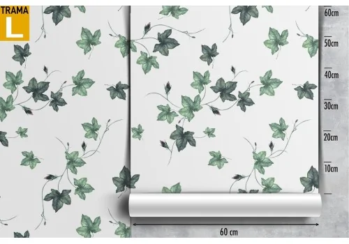Green leaves nature pattern modern wallpaper. 2
