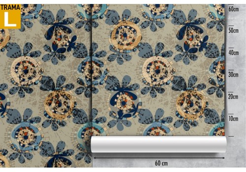 Vintage abstract flowers wallpaper pattern nature. 2