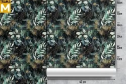 Modern Abstract Wallpaper Leaves Nature