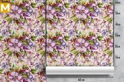Modern Nature Flowers Wallpaper