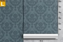 Damask pattern vintage wallpaper decoration.