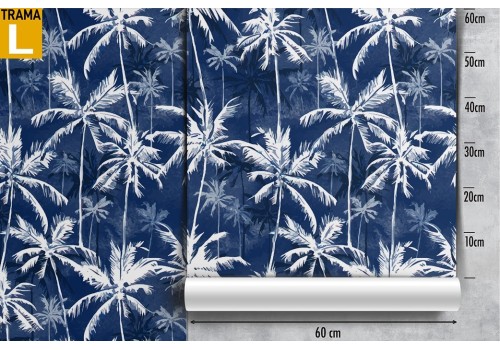 Tropical palm nature modern design wallpaper. 2