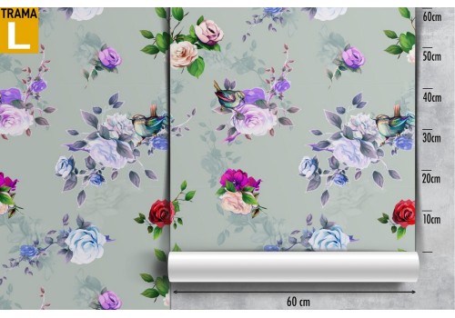Wallpaper flowers blue nature vintage. 2