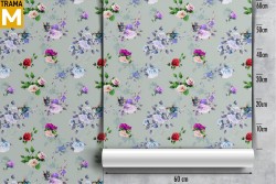 Vintage Nature Flowers Wallpaper