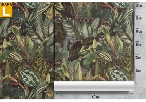 Tropical leaves nature wallpaper pattern. 2