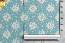 Carta da Parati Astratta Fiori Moderna Natura