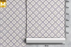 Geometric Flowers Stylized Nature Wallpaper
