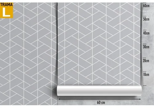 Modern geometric gray wallpaper decoration. 2