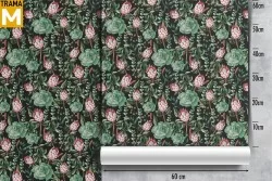 Vintage Nature Flowers Wallpaper