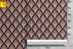 Carta da Parati decorazione vintage geometrica art déco.