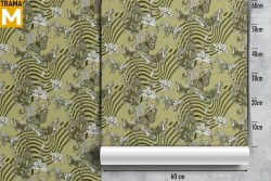 Carta da Parati Astratta Natura Righe e Onde