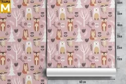 Carta da Parati Decorazioni e Pattern Animali uccelli