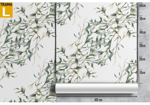 White flowers nature pattern wallpaper. 2