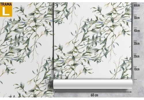 White flowers nature pattern wallpaper. 2