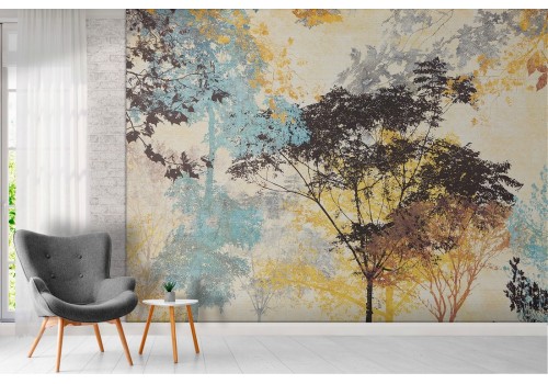 Nature Wallpaper Abstract Forest Painting 2