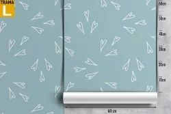 Wallpaper with stylized hearts modern pattern.