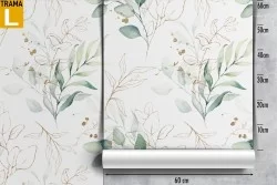 Wallpaper plants leaves nature pattern.