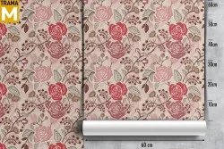 Vintage Nature Flowers Wallpaper